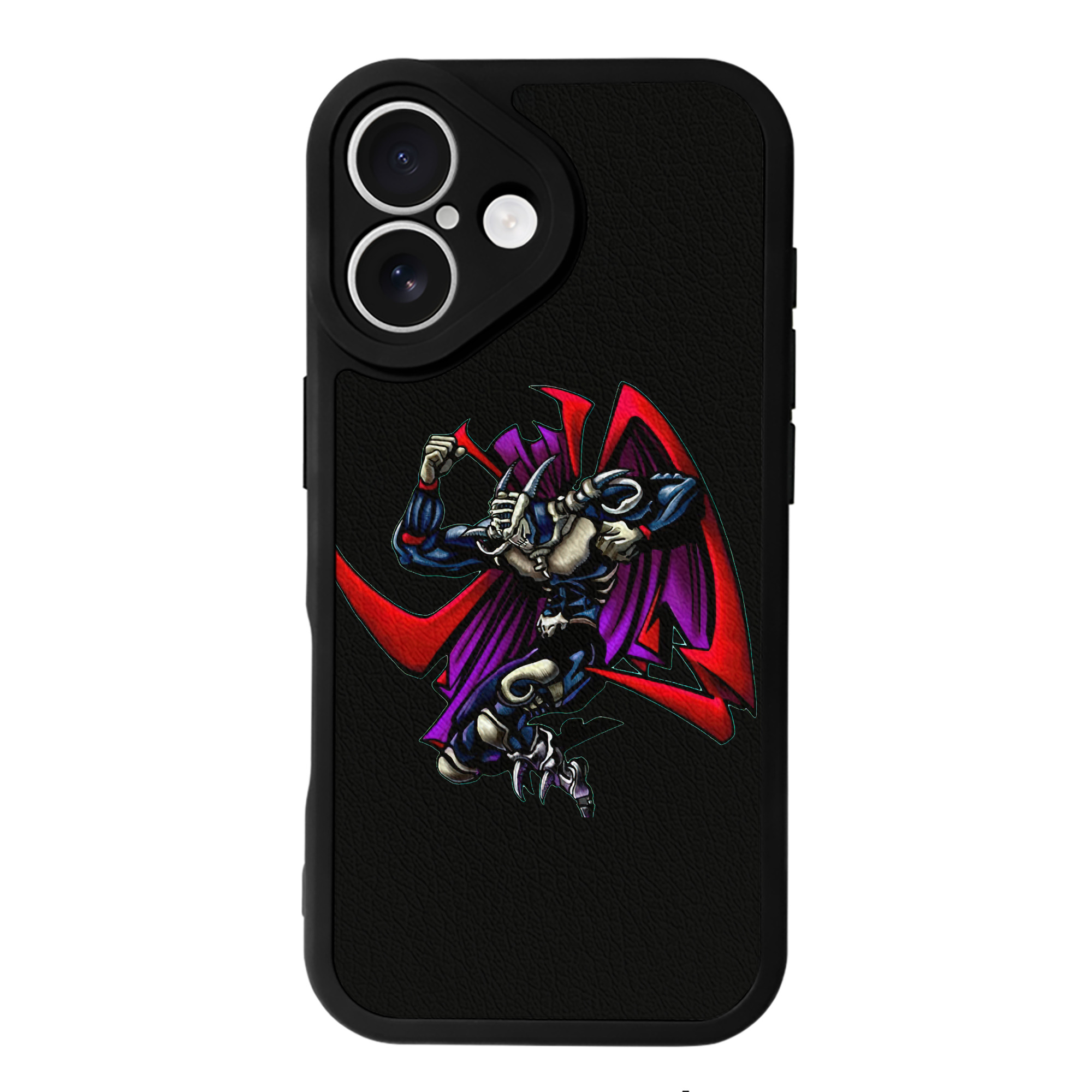 遊☆戯☆王 Yu-Gi-Oh! 【iPhone 16シリーズ対応】シリコンスマホケース（レザー調） 材質：シリコン